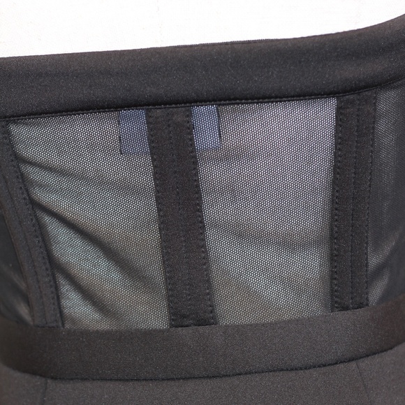 Sheer Black Halter Dress - Picture 6 of 12